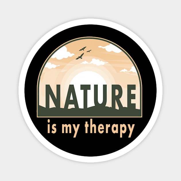 Nature is my Therapy Magnet by Dogefellas